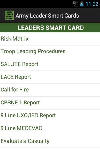 smart card army|army leader smart cards.